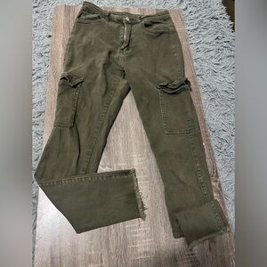 Olive Green Cargo Pants